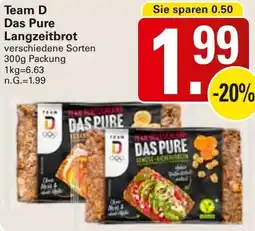 WEZ Team D Das Pure Langzeitbrot Angebot
