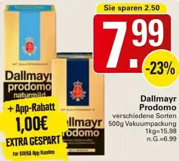 WEZ Dallmayr Prodomo Angebot