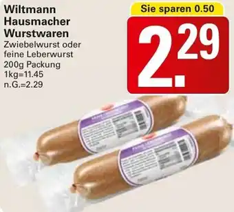 WEZ Wiltmann Hausmacher Wurstwaren Angebot