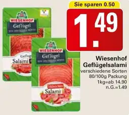 WEZ Wiesenhof Geflügelsalami Angebot