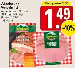 WEZ Wiesbauer Aufschnitt Angebot