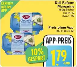 WEZ Deli Reform Margarine Angebot