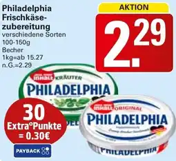 WEZ Philadelphia Frischkäsezubereitung Angebot