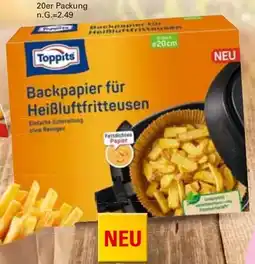 WEZ Toppits Backpapier für Heißluftfritteusen Angebot
