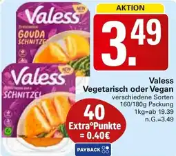 WEZ Valess Vegetarisch oder Vegan Angebot