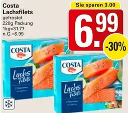 WEZ Costa Lachsfilets Angebot
