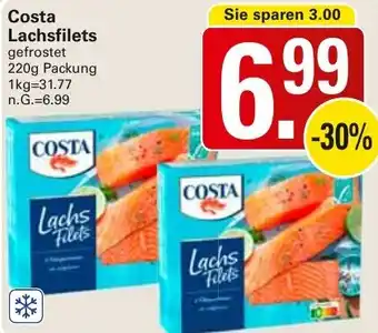 WEZ Costa Lachsfilets Angebot
