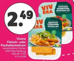 WEZ Vivera Fleisch- oder Fischalternativene Angebot