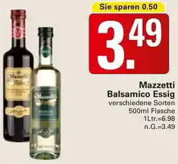 WEZ Mazzetti Balsamico Essig Angebot