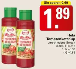 WEZ Hela Tomatenketchup Angebot