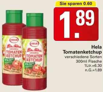 WEZ Hela Tomatenketchup Angebot