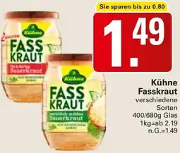 WEZ Kühne Fasskraut Angebot