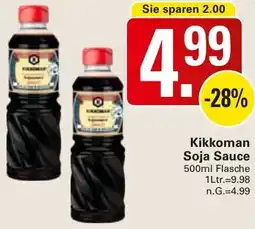 WEZ Kikkoman Soja Sauce Angebot