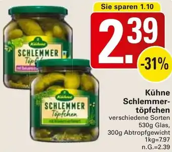 WEZ Kühne Schlemmertöpfchen Angebot