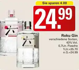 WEZ Roku Gin Angebot