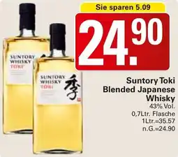 WEZ Suntory Toki Blended Japanese Whisky Angebot