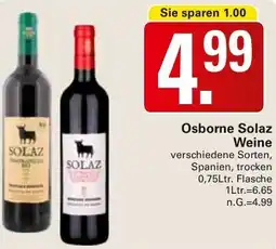 WEZ Osborne Solaz Weine Angebot