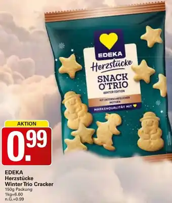 WEZ EDEKA Herzstücke Winter Trio Cracker Angebot
