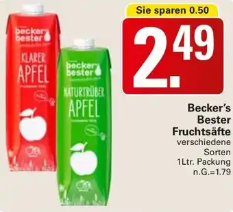 WEZ Becker's Bester Fruchtsäfte Angebot