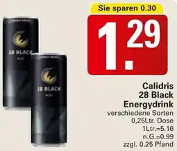 WEZ Calidris 28 Black Energydrink Angebot