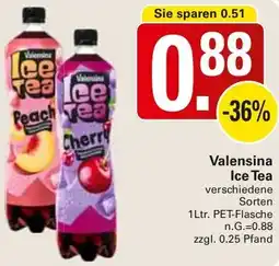 WEZ Valensina Ice Tea Angebot