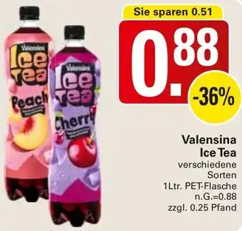 WEZ Valensina Ice Tea Angebot