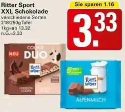 WEZ Ritter Sport XXL Schokolade Angebot
