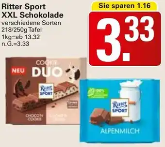 WEZ Ritter Sport XXL Schokolade Angebot