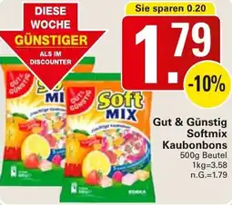 WEZ Gut & Günstig Softmix Kaubonbons Angebot