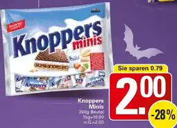 WEZ Knoppers Minis Angebot