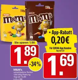 WEZ M&M's Angebot