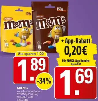 WEZ M&M's Angebot
