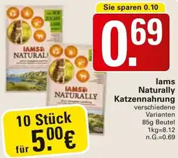 WEZ lams Naturally Katzennahrung Angebot