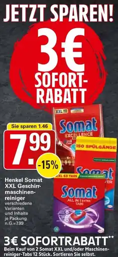 WEZ Henkel Somat XXL Geschirrmaschinenreiniger Angebot