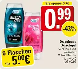 WEZ Duschdas Duschgel Angebot
