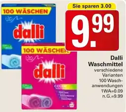 WEZ Dalli Waschmittel Angebot