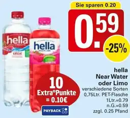 WEZ hella Near Water oder Limo Angebot