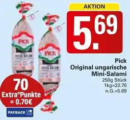 WEZ Pick Original ungarische Mini-Salami Angebot