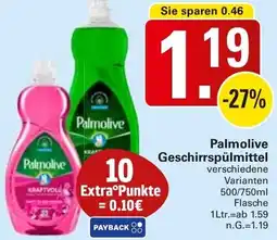 WEZ Palmolive Geschirrspülmittel Angebot