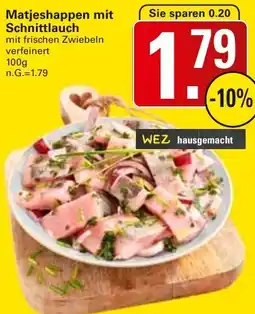 WEZ Matjeshappen mit Schnittlauch Angebot