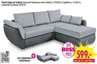 Möbel Boss Ecksofa Torgau mit Funktion Angebot