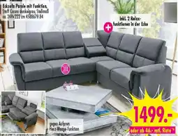 Möbel Boss Ecksofa Parole mit Funktion Angebot