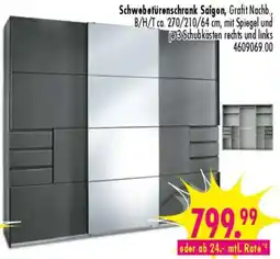 Möbel Boss Schwebetürenschrank Saigon Angebot