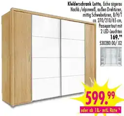 Möbel Boss Kleiderschrank Lotto Angebot