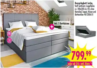 Möbel Boss Boxspringbett Lorica Angebot