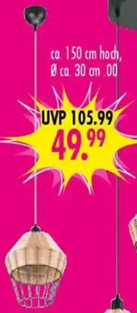 Möbel Boss Pendel Borka Angebot