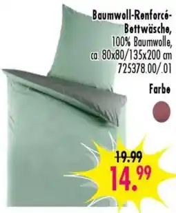 Möbel Boss Baumwoll-Renforcé Bettwäsche Angebot