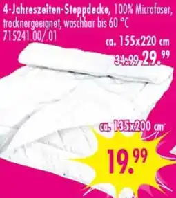 Möbel Boss 4-Jahreszeiten-Steppdecke Angebot