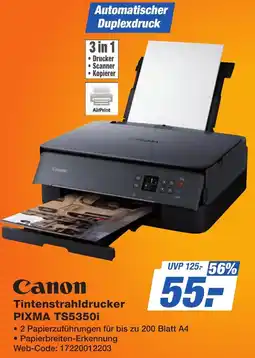K+B Expert Canon Tintenstrahldrucker PIXMA TS5350i Angebot