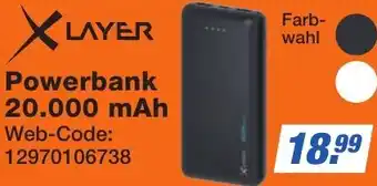 K+B Expert ✗LAYER Powerbank 20.000 mAh Angebot